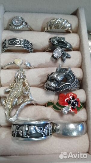 Серебряное кольцо женское