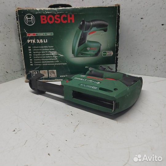 Строительный степлер Bosch PTK 3,6 Li (Рассрочка