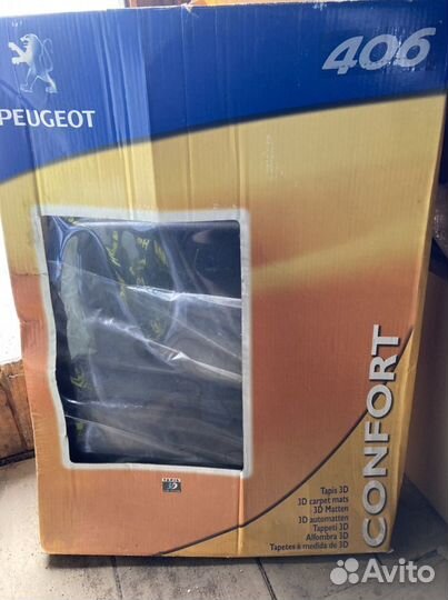 Комлект ковриков 3d велюр Peugeot 406 (4шт.)