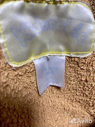 Махровое детское полотенце с капюшоном - пират