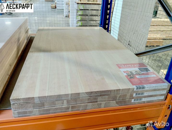 Мебельный щит 18*400*4000 мм сорт C, сращенный