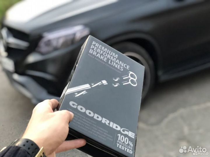 Mercedes GLE 63AMG S армированные тормозные шланги