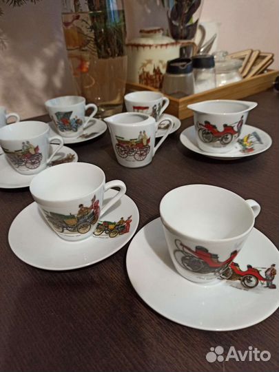 Кофейный фарфоровый сервис, Франция