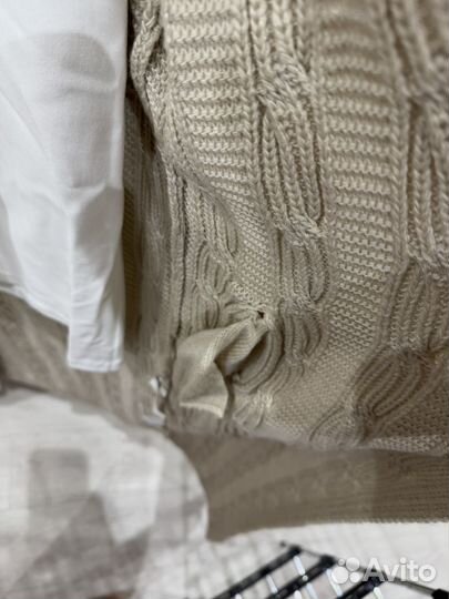 Кардиган женский длинный теплый