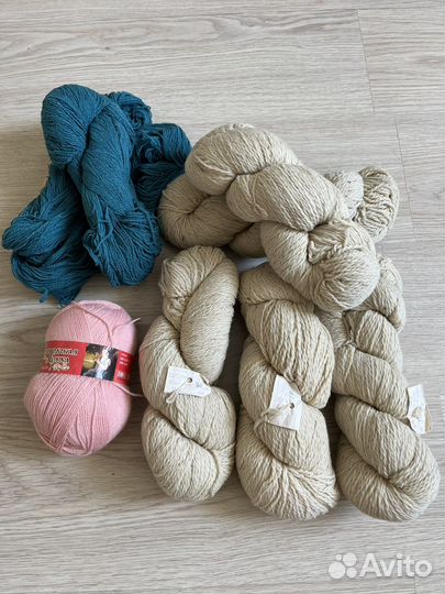 Пряжа для вязания, чисто шерстяная