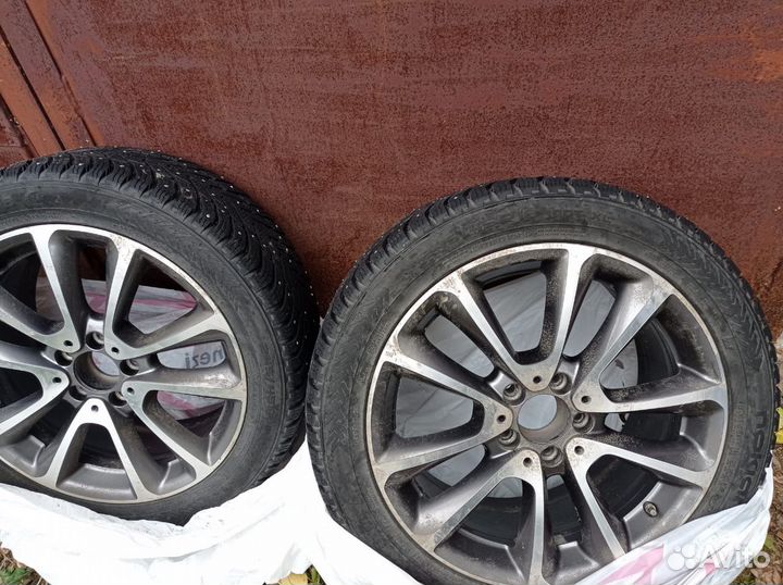 Зимние колеса Mercedes R18 Nokian оригинал шипы