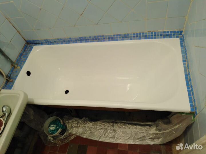 Реставрация ванн Наливным Акрилом (качественно)