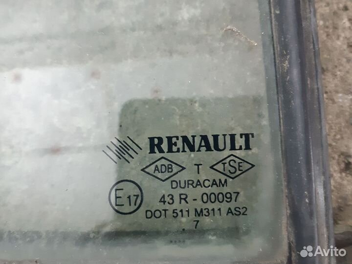 Форточка двери задняя правая Renault Symbol