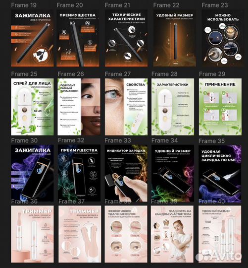 Инфографика для маркетплейс и дизайн