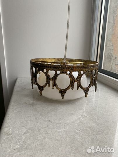 Светильник винтаж подвесной 1970 много