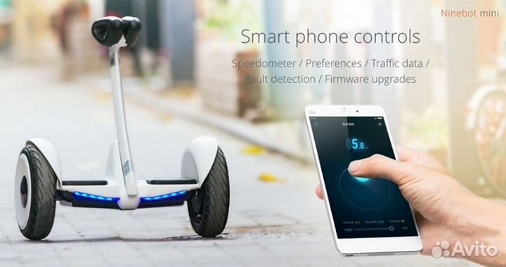 Белый Segway Ninebot mini гироскутер оригинал