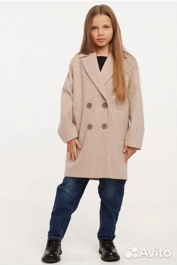 Пальто для девочки 158