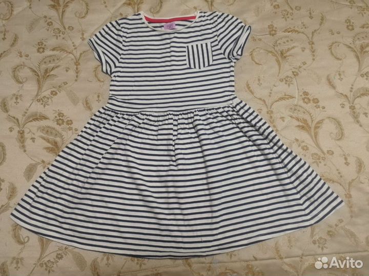 Платье хлопок F&F Англия р 5-6 лет 110-116 см