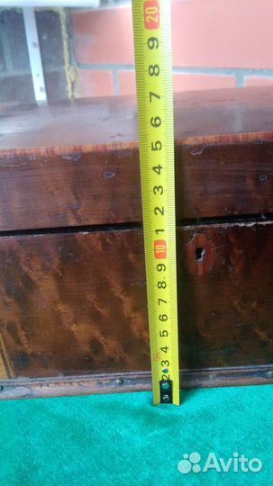 Деревянная шкатулка старинная