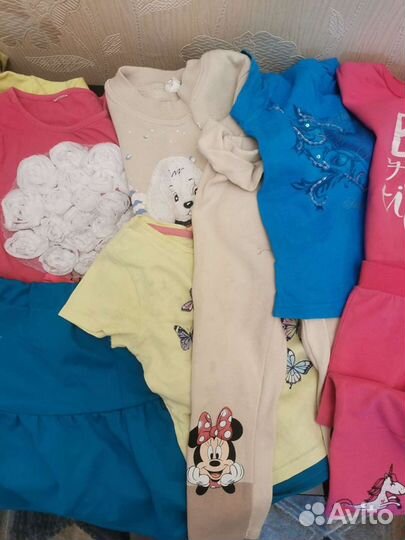 Пакет одежды на девочку 92-98