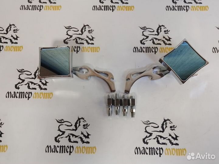 Зеркала на мотоцикл, скутер стильные модные