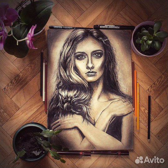 Портреты и картины на заказ)