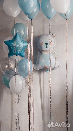 Оформление выписки воздушными шарами