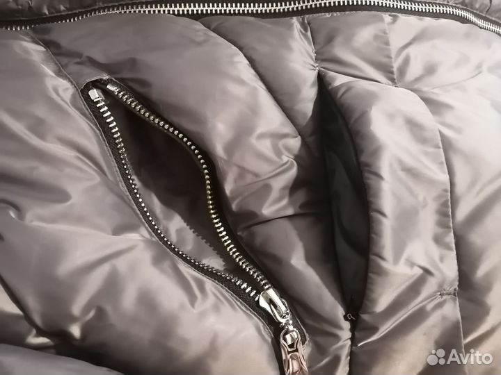 Пуховик зимний женский 50 52 бу