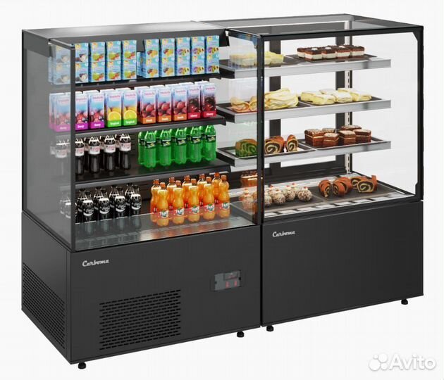 Витрина кондитерская Carboma кс71-130 VV PQ48177