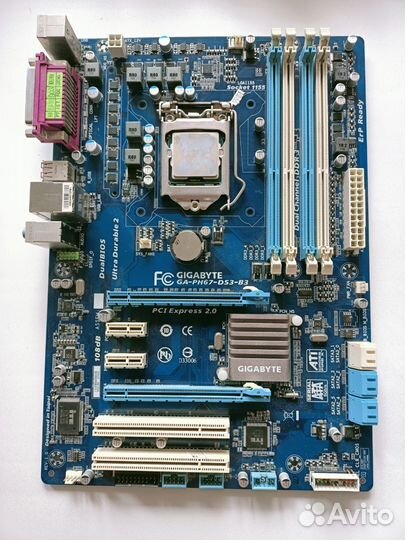 Материнская плата gigabyte GA-PH67-DS3-B3