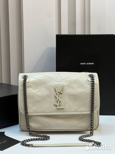 Сумка женская натуральная кожа ysl