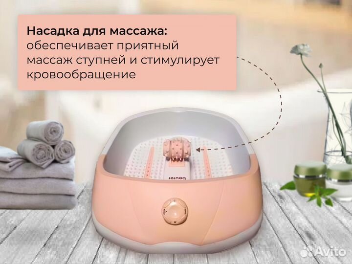 Гидромассажная ванночка для ног Beurer, Б/У