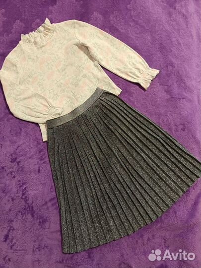 Набор юбка и водолазка 128
