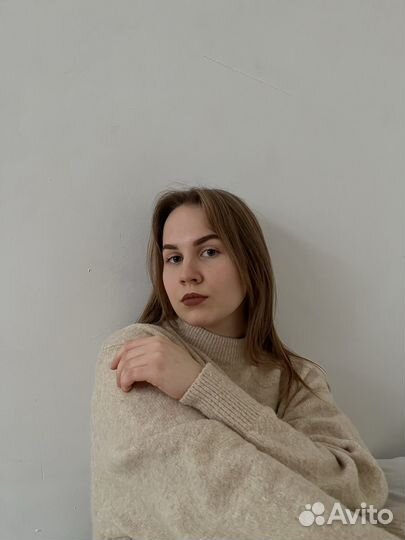 Шерстяное платье h&m безразмерное