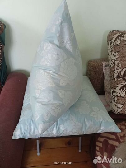 Подушка пуховая перьевая 70х70, 60х60