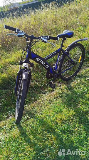 Велосипед стелс 550 тëмно синий