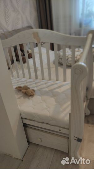 Детская кроватка Можга Валерия С 707 с маятником