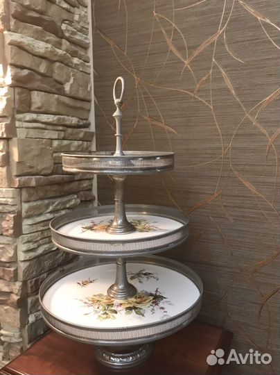 Фруктовница дореволюционная фарфор