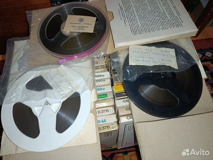 Магнитная лента с записью