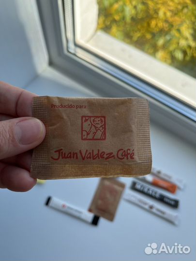 Пакетики сахара в стиках для коллекции редкие