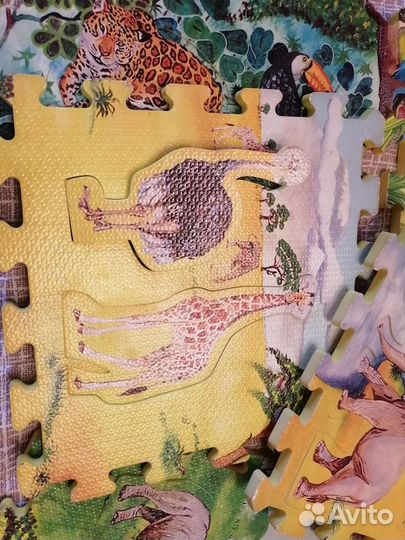 Развивающий коврик пазл