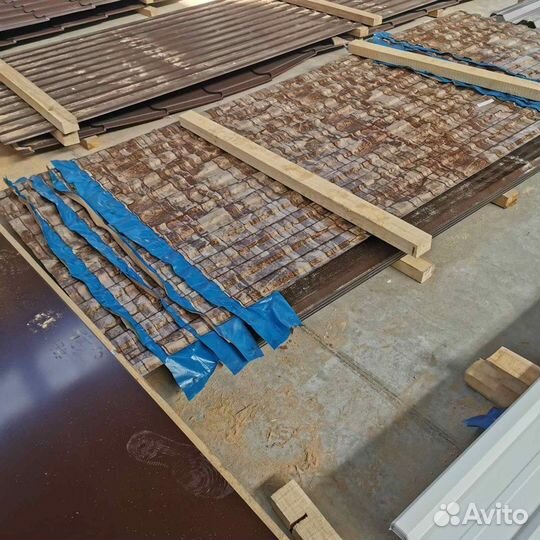 Профнастил под камень