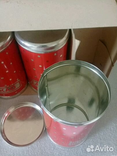 Набор банок для сыпучих продуктов новый