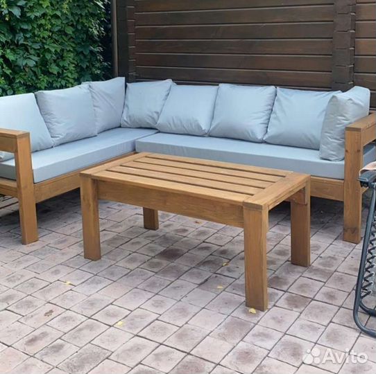 Мебель на терассу диван угловой баню