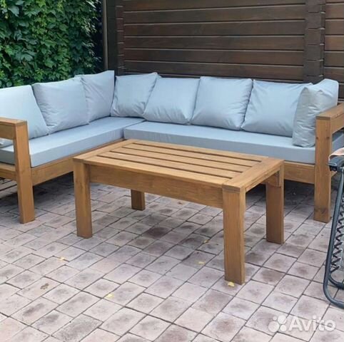 Мебель на терассу диван угловой баню