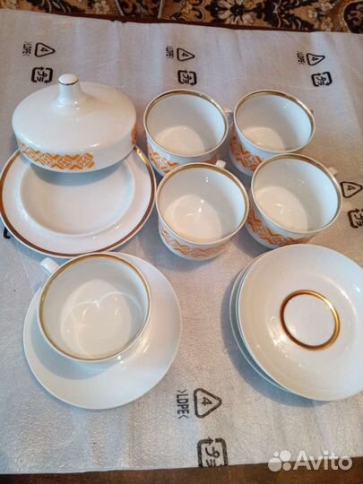 Сервиз чайный Дулево 1987г