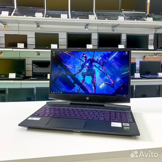 Игровой ноутбук HP I5/GTX1650/8RAM