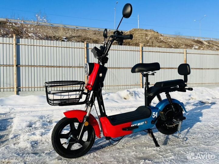 Электроскутер Sky Way двухместный новый