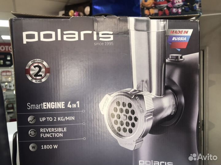 Мясорубка Polaris 1873, мощность 1800 w