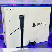 Sony Playstation 5 Slim + Гарантия год +1000 Игр