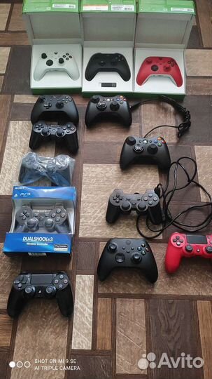 Джойстики ps2, 3,4,5, xbox360, one, s/x оригиналы