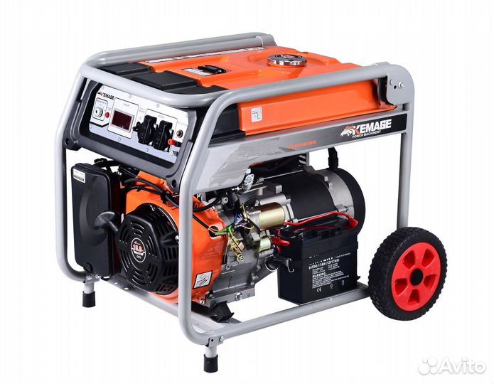 Генератор бензиновый KM4800H 3,3кВт 220В 16л.с. кн