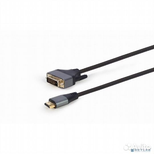 Cablexpert Кабель hdmi-DVI, 4K, 19M/19M, 1.8м, sin