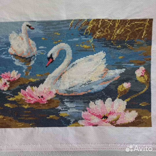 Картина вышитая крестом ручная работа