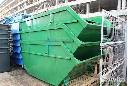 Бункер накопитель для мусора 8 м3